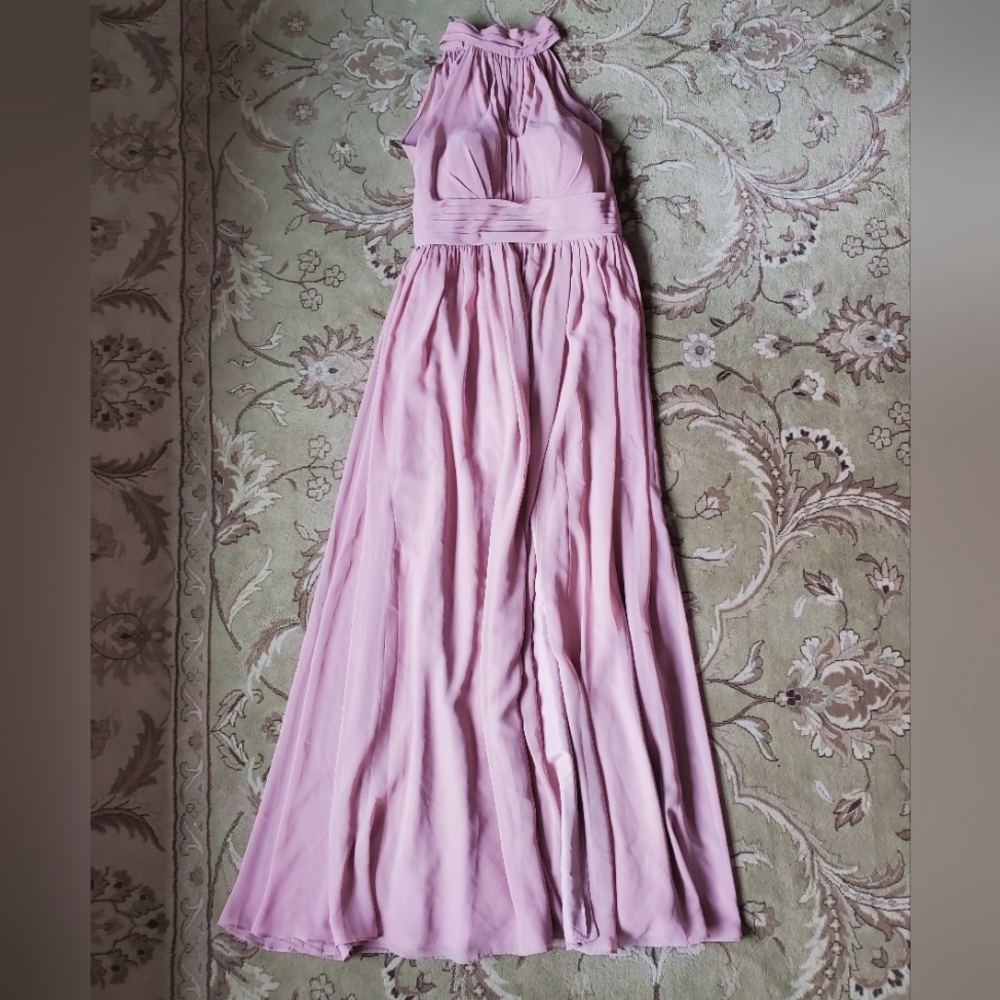 Azazie "Iman" Bridesmaid Dress in Dusty Rose - 6